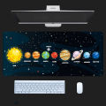 Multi-size Galaxy space mouse pad non-slip keyboard mat. 