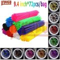 72PCS Motorcycle Dirt Bike Spoke Skins Covers Spoked Protector Wraps Wheel Rim Guard For Motocross Bicycle Bike Cool Accessories. 