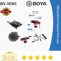 18 Months Warranty| BOYA by mm1 mic Directional |Boya MM1 Microphone On-Camera Video. 
