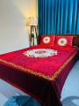 new premium design luxurious fashionable pakiza bed set with two matching pillow cover. 