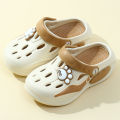 Children's Fashion Chunky Platform Sandals 2025 Summer Thick Sole EVA Clogs Garden Shoes for Outdoor Non Slip Beach Slippers.