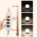 Vanity Light LED Bulbs For Mirror |Vanity Mirror Light LED Bulbs For Makeup Mirror Stand (10 Bulbs) | Portable Super Bright Mirror Studio Glow 3 Mode Vanity Led Bulb White, Off White & Yellow With 10 Bulbs. 