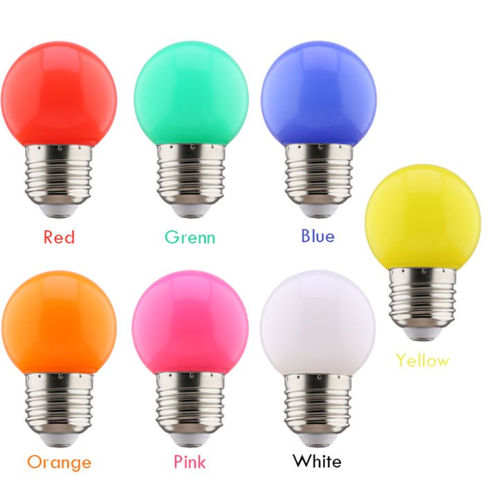 20pcs%20Colour%20LED%20Bulb%20E27%20220V%20G45%207%20Color%20RGB%20Lampada%20LED%20Lamp%20SMD3528%20Holiday%20%20Lamparas%20LED%20Light%20Bulb%20Fashlight%20-%20Image%204
