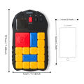 Electronic Sliding Block Puzzle with Multiple Challenges & LED Screen, Portable Educational Game for Kids to Develop Logic, and.