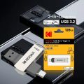 KODAK 128 gb usb (flashdrive) 3.2 type C warranty 3 Years. 