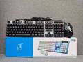 AOC KM100 Cool Backlit Keyboard and Mouse Combo Ergonomic Waterproof Keyboard Color Backlight for Computer PC Laptop  Extra 2% Off. 
