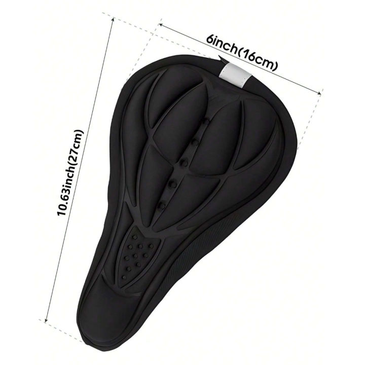 PINMOAP%201PC%20Mountainous%20Bicycle%20Seat%20Cover%20Thickened%20Comfortable%20Foam%20Cushion%203D%20Breathable%20Silica%20Gel%20Riding%20Accessories%20-%20Image%205