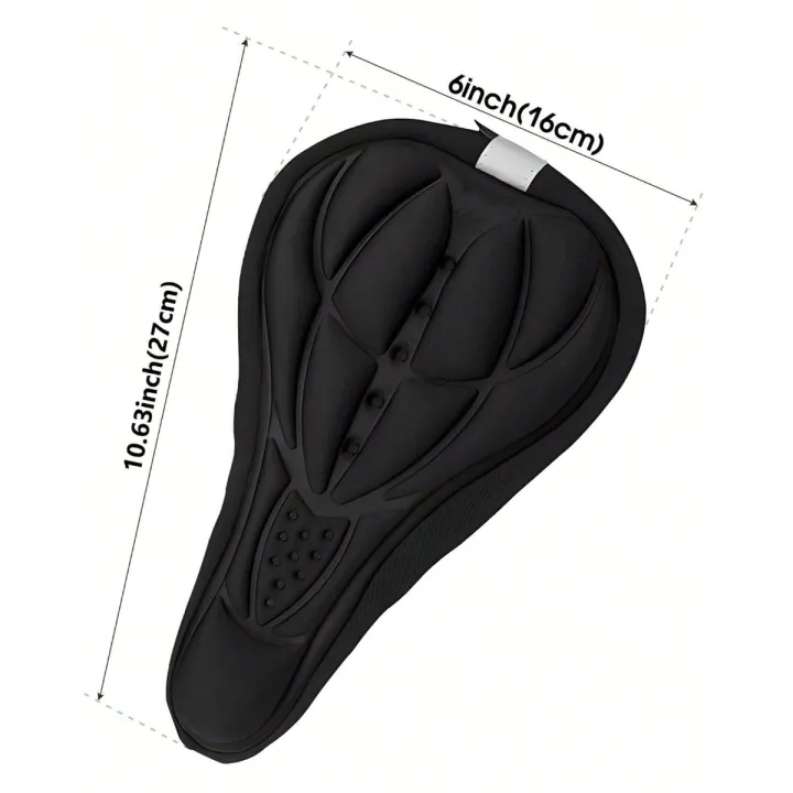 PINMOAP%201PC%20Mountainous%20Bicycle%20Seat%20Cover%20Thickened%20Comfortable%20Foam%20Cushion%203D%20Breathable%20Silica%20Gel%20Riding%20Accessories%20-%20Image%205