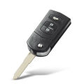 DANDKEY 2/3 Buttons Folding Flip Car Remote Key Shell Fob Case Cover For MAZDA 2 3 5 6 MX5 Uncut Blade With Battery Holder. 
