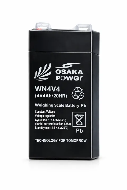 4V 4Ah Weighing Scale Battery – Rechargeable Lead Acid Battery for ...