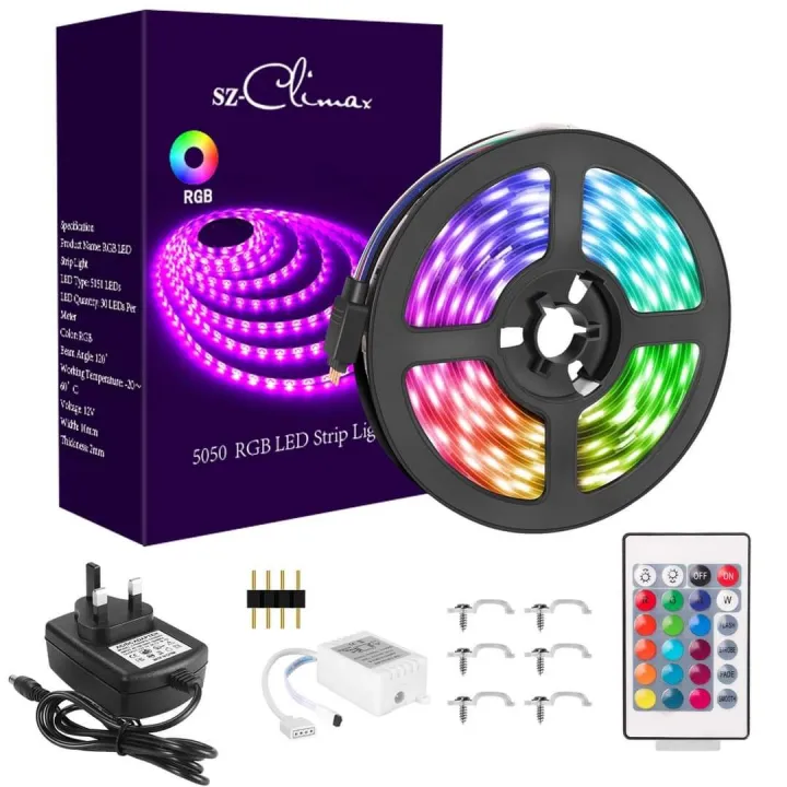 Rgb%203%20colour%20Led%20Strip%20Light%20Water%20Proof%20RGB%20with%20Remote%20Control%20Color%20Changing%203528%20-%20Complete%20Kit%20-%20Image%203