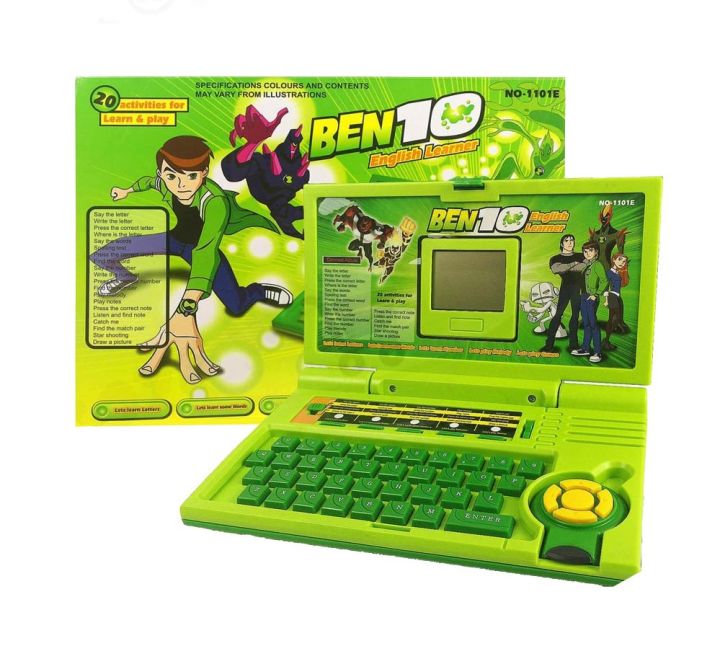 Ben 10 English Learner & Education Laptop For Kids – 20 Activities For ...