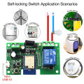Wifi Smart Switch 7-32V 85-250V Mini Wifi Light Controller 433RF Receiver Gate Garage Opener Smart Life Tuya APP 1 Gang Relay. 