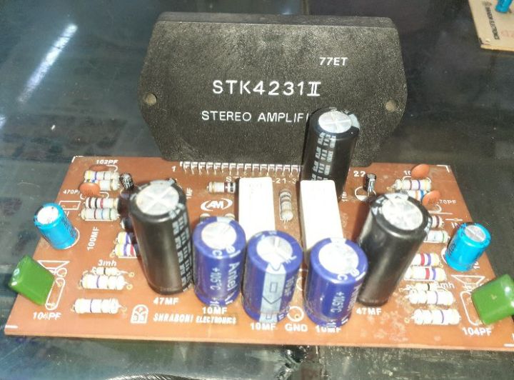 STK 4231 Stereo amplifier board with ic