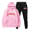 Winter Hoodie Sets Men Fashion Fleece Red Hoodies Black Brand Pants Casual Jogger Suit Tracksuit Sweatshirt Woman Pullover.