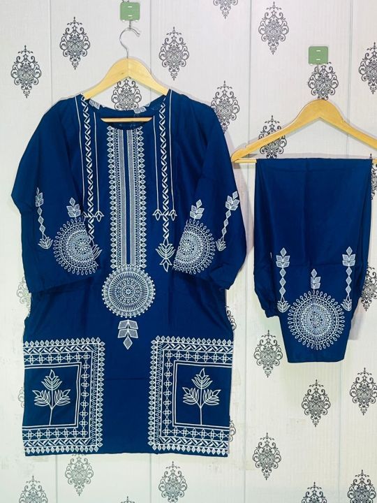 Br%20collection%20Stylish%20sphire%20print%202pc%20Best%20for%20Girls%20And%20Womens%20-%20Image%203