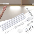 Penetrable Wood Touch Sensor Dimmable Motion Sensor LED Lighting Kit Under Cabinet Light For Kitchen Closet Shelf Counter Decor. 