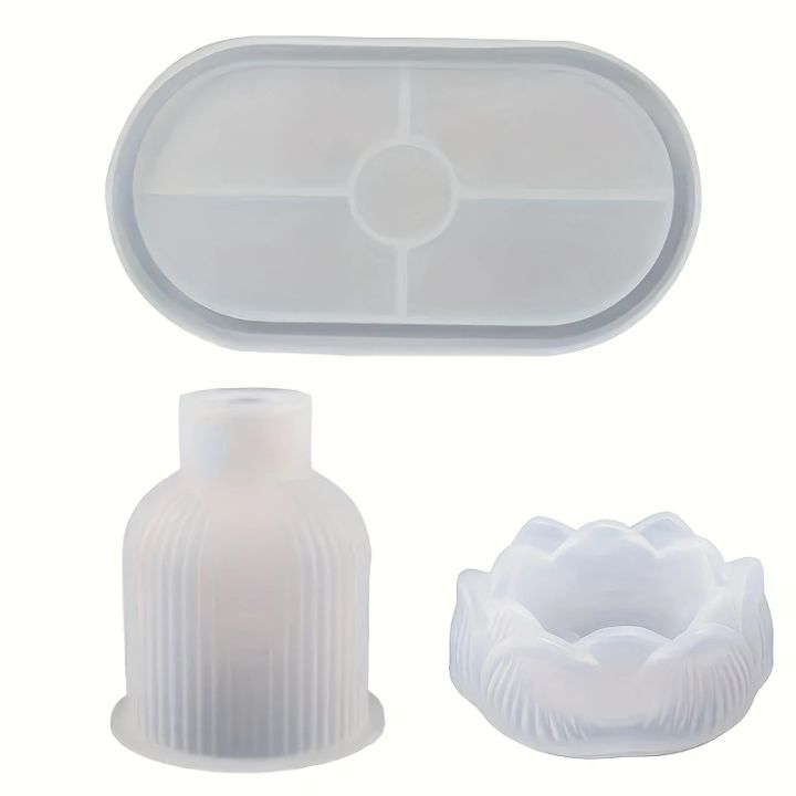 3-piece%20lotus%20tray%20vase%20resin%20mold%20gypsum%20diy%20home%20decoration%20novice%20crafts%20silicone%20mold%20production%20-%20Image%206