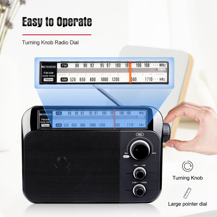 RETEKESS%20TR604%20AM%20FM%20Radio%20Portable%20Plug%20in%20Radio%20Transistor%20Powered%20by%203%20D%20Batteries%20or%20AC%20220V%20for%20Senior%20and%20Home%20-%20Image%205
