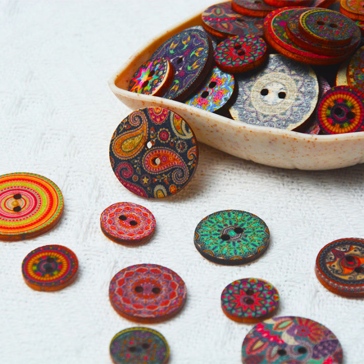 15-25mm%2050pcs%20Retro%20Wooden%20Buttons%202%20Holes%20for%20Handwork%20Sewing%20Scrapbook%20Clothing%20Button%20DIY%20Crafts%20Accessories%20%20Card%20Decor%20-%20Image%203