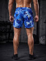 Men's Gym Workout Running Shorts Summer Athletic Quick Dry Breathable Shorts with Drawstring Elastic Waist Split Hem Activewear. 