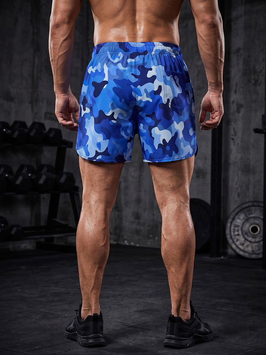Men's%20Gym%20Workout%20Running%20Shorts%20Summer%20Athletic%20Quick%20Dry%20Breathable%20Shorts%20with%20Drawstring%20Elastic%20Waist%20Split%20Hem%20Activewear%20-%20Image%206
