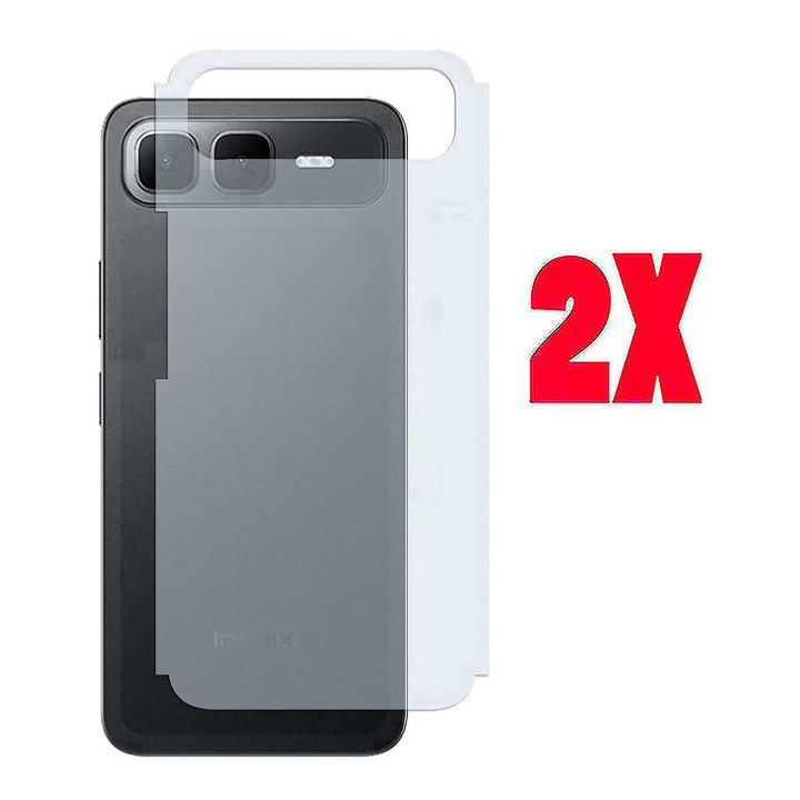 Infinix Smart 10 Plus Flexible Matte Soft Skin Protector for Back Panel ...