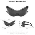 Luxury Brand Sports Punk Y2K Sunglasses Women Men Unique Goggle One Piece Sun Glasses For Male Cycling Hip Hop Shades UV400.