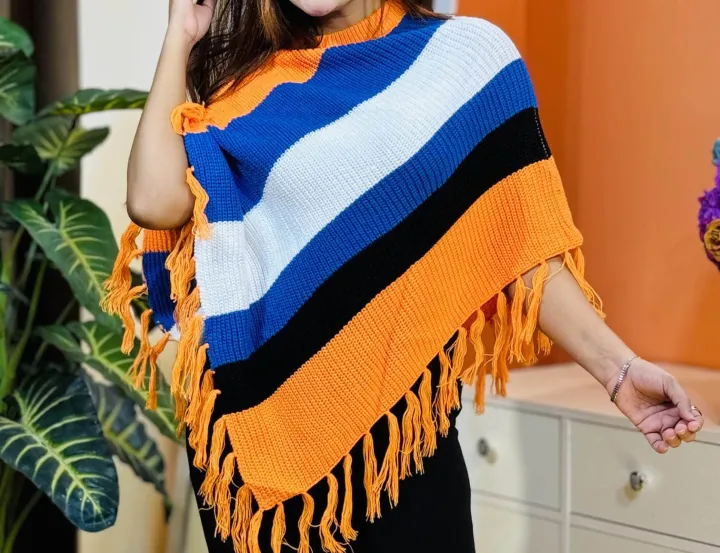 Fashion%20younger%20girls%20Poncho%20Round%20neck%20tops%20-%20Image%205