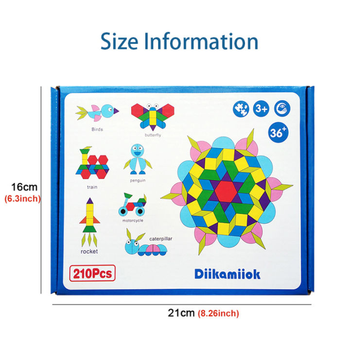 210%20Pieces%20Set%20Wooden%203D%20Puzzles%20Geometric%20Shape%20Tangram%20Jigsaw%20Montessori%20Games%20Kids%20Educational%20Toys%20with%2030pcs%20Cards%20-%20Image%202