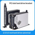 New Desktop Computer Case SSD HDD Hard Drive Bay PCI Card Slot Expansion Rack Suitable For 2.5-inch/3.5-inch Hard Drives.