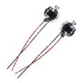 1 Pair For Headlight Base Connector Wiring Harness Adapter H7 Halogen Lamp Socket Holder.