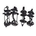 1 Pair M L Crampons Shoes Cover 24 Teeth Anti-Slip Ice Grips Gripper Shoes Boot Hiking Ice Climbing Shoe Spikes Climbing Chain.
