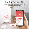 tuya Water leakage alarm ZigBee water running kitchen household water flooding sensing detector alarm water Immersion sensor. 