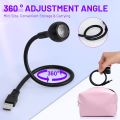 Mini UV LED Nail Lamp, Nail Polish Curing Lamp Mini UV Nail Lamp, UV Nail Polish Dryer Nail Art Tools. 
