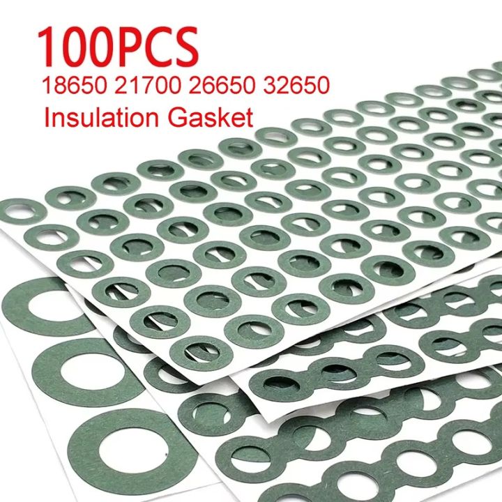 25-100pcs 18650 21700 26650 32650 Insulation Gasket Li-ion Battery Cell Barley Adhesive Paper Insulate Tool Glue Electrode Pads