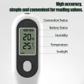 Tuya Zigbee Soil Moisture Sensor 3 in 1 Humidity Temperature Sunlight  Meter Screen/APP Control for Plants Pots Garden. 