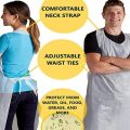 100PCS Disposable Kitchen Aprons Plastic Waterproof Apron Individually Packing Gowns For Men Women Kitchen Protection Accessorie. 