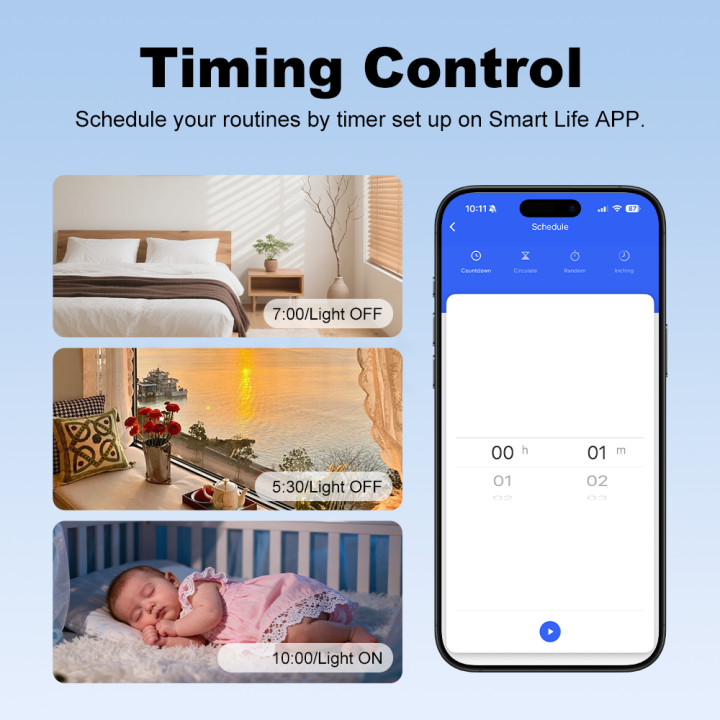 MANHOT Tuya WiFi+RF433 Smart Switch 2Way Mini Smart DIY Switch Module ...
