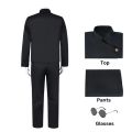 Jujutsu JJK High School Gojo Satoru Cosplay Costume Uniform for Men Women Shirt Pants Wig Halloween Uniform Full Sets. 