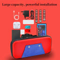 Switch Travel Case Compatible for Nintendo Switch 2/OLED Cute Portable Switch Carrying Case 10 Game Holders for Mario Cover.