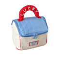 Large Capacity Skincare Storage Bag Cute Cottage Makeup Bag For Girls Portable Handheld Travel Wash Bag. 