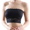 Korean Style Bandeau Strapless Bra and Undershirt Anti-Exposure Sexy Lace Chest Wrap Student Girl Bottoming Underwear Strapless Bra. 