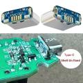 5pcs MicroUSB to Type-C adapter Board Supports Reversible Type-C Charging & USB 2.0 Data Transfer Converter Connector DIY. 