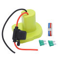 18V DIY Battery Adapter for Ryobi One+ 18V Power Connector with Insurance Seat 2pcs Fuses 2IN2OUT Terminal Block. 