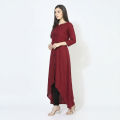 Linen 1 Piece Kurti Kameez Dress for Women Trendy Stylish Comfortable Daily Wear Fabric. 