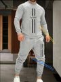 RAFFIQ GARMENTS 2 GREY ROUND NECK SUMMWER SHIRT AND TROUSER TRACKSUIT _ HIGH QUALITY SHINNING AND WARM SWEATSHIRT AND TROUSER SET NASA PRINTED FOR BOYS AND MEN SOFT AND STYLISH FABRIC      EASILY WASHABLE  BEST FOR SUMMER SEASON. 