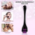 Derma Roller Microneedle, 540 Stainless Steel Micro Needles, 0.3mm Facial Skin Care Microneedle Roller, Home Use for Face Care Beauty Massage Tools, Sliver. 