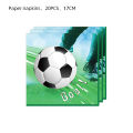 Soccer Party Disposable Tableware Paper Plates Cups Napkins Football Party Supplies Soccer Boys Sports Birthday Party Decoration.