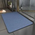 Summer Simple Solid Colour Diatomite Floor Mat Non-Slip Kitchen Entrance Bathroom Bathroom Carpet Home Decoration. 